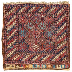 Cara de bolsa antigua Shahsevan Sumak, siglo XIX