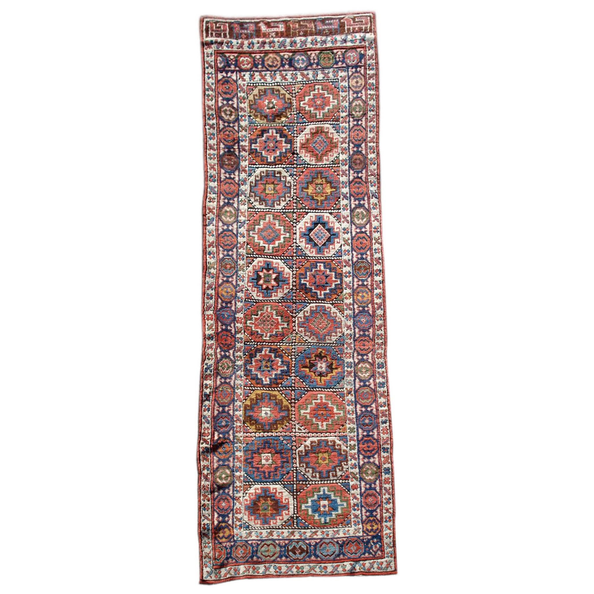 Antique Persian Shahsevan Runner, 19th Century