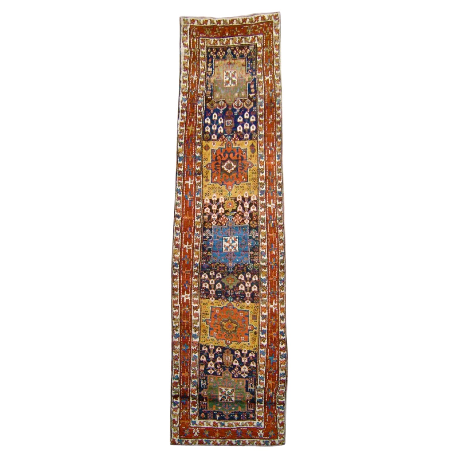 Antiker persischer Karadagh-Teppich, 19. Jahrhundert