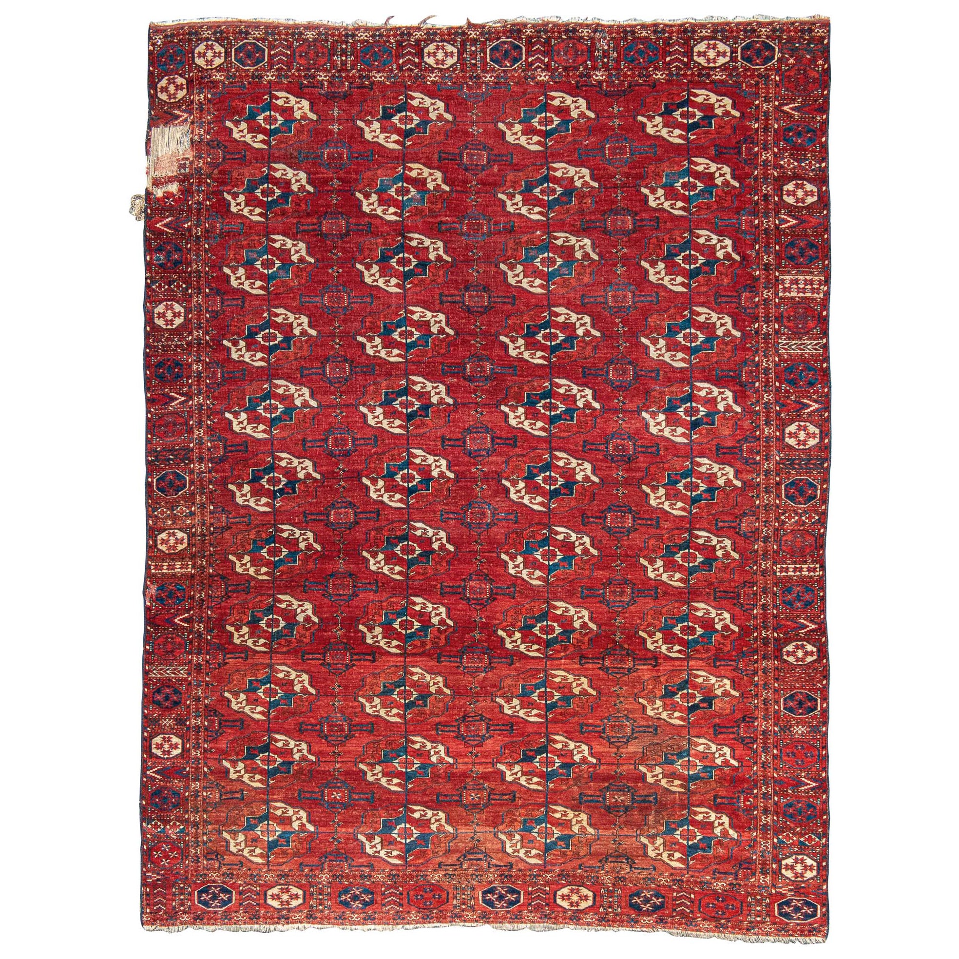 Tekke Main Carpet, 19th century For Sale