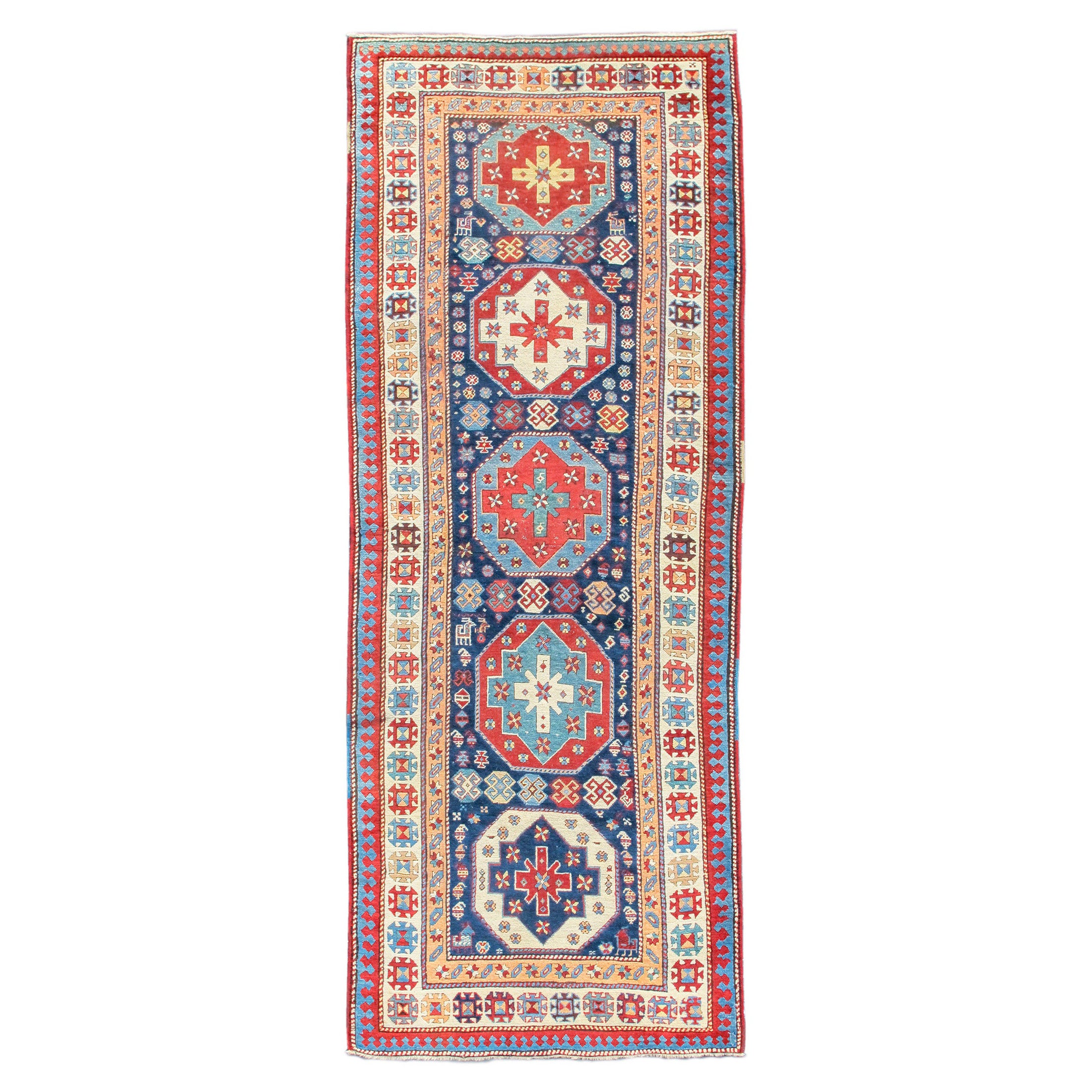 Trans-Caucasian Runner Rug, Late 19th century For Sale