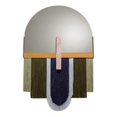 Souk Mirror Moss, Estremoz Rose with Gris Mirror and Satin Brass
