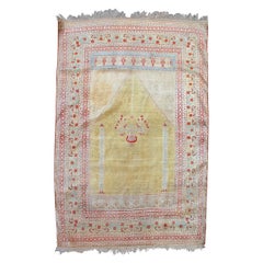 Antique Silk Tabriz Rug, 19th century