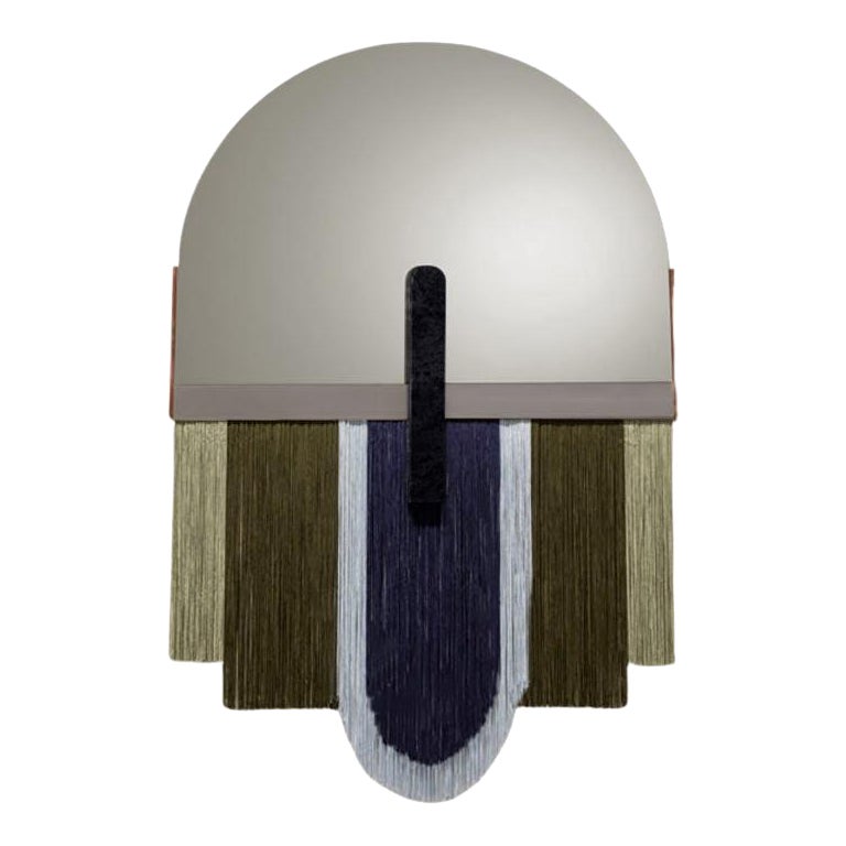 Souk Mirror Moss, Nero Marquina con specchio Gris e Nickel