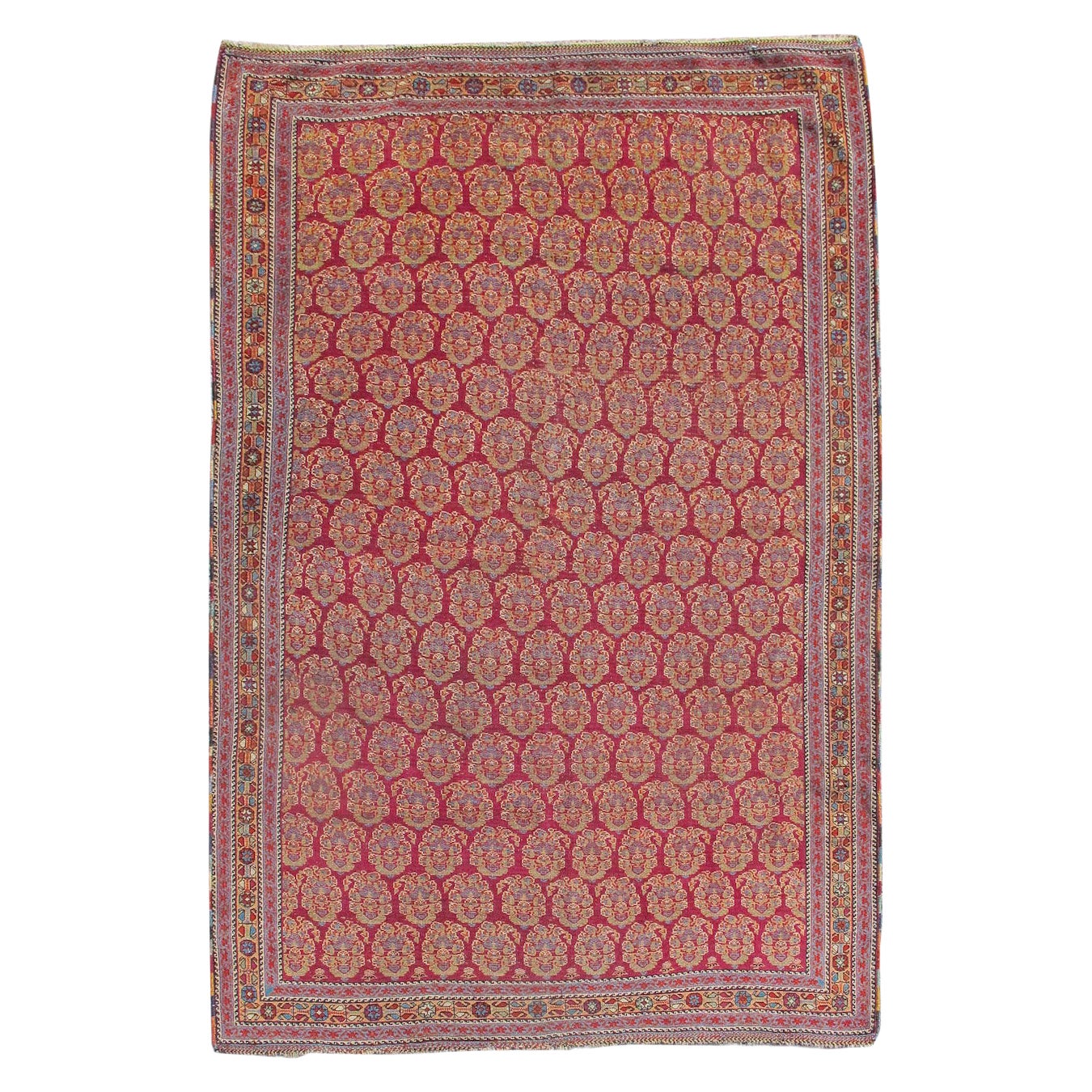 Afshar-Teppich, 19. Jahrhundert im Angebot