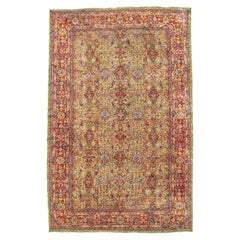 Vintage Mahal Sarouk Carpet Rug, 20th century