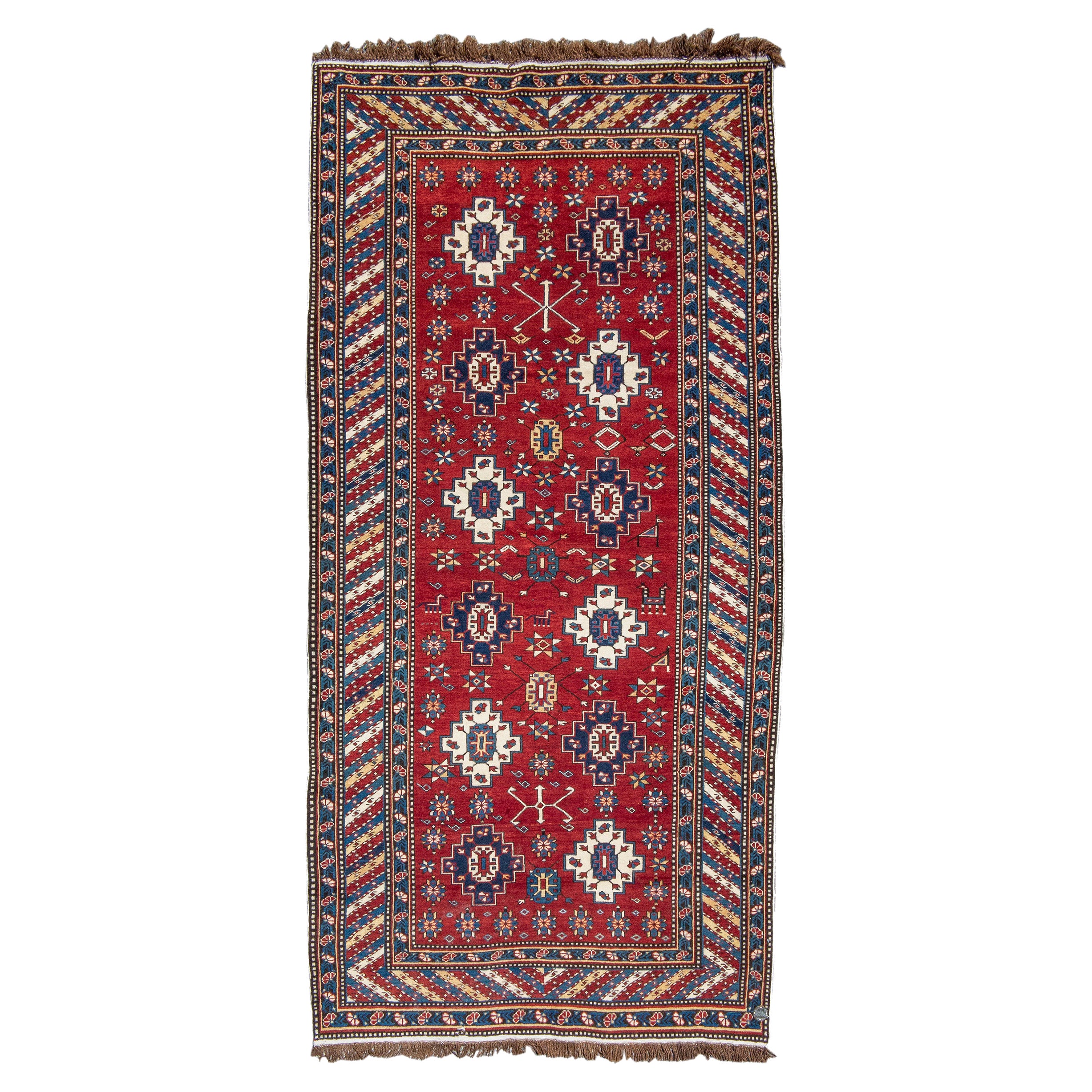 Antique Shirvan Long Rug, Late 19th Century