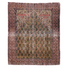 Ancien tapis de prière indo-persan, début du 19e siècle