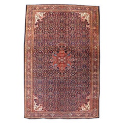 Antiker Fereghan Sarouk-Teppich aus Sarouk, spätes 19. Jahrhundert
