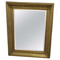Antique Large Decorative Gilt Wall Mirror This Is a Lovely Old Mirror