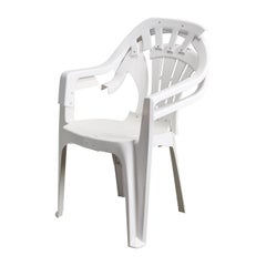 Copytopia N°19, White Plastic Garden Chair, Pierre Castignola