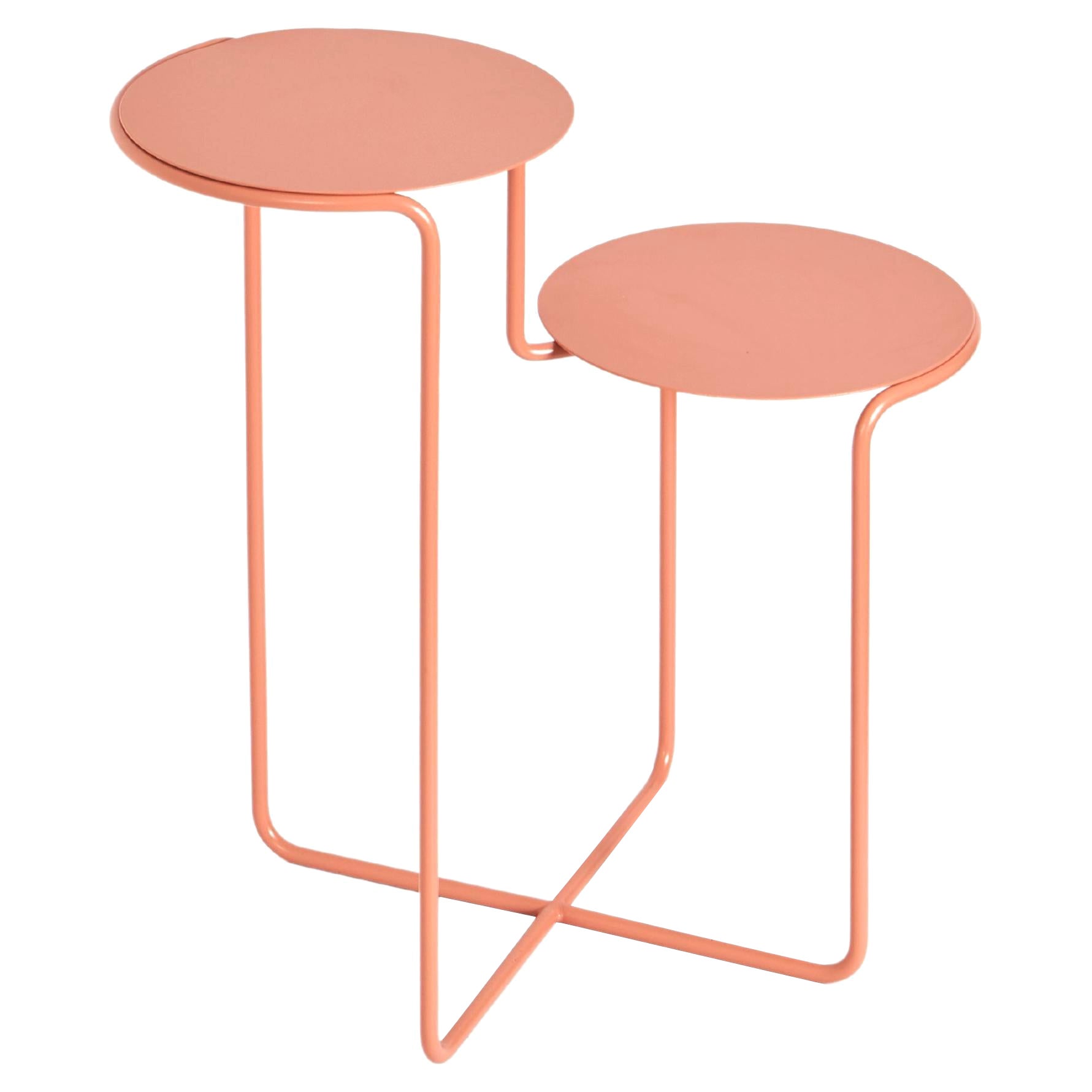 Bistable Aureo Contemporary Brass Side Table Made in Italy by LapiegaWD