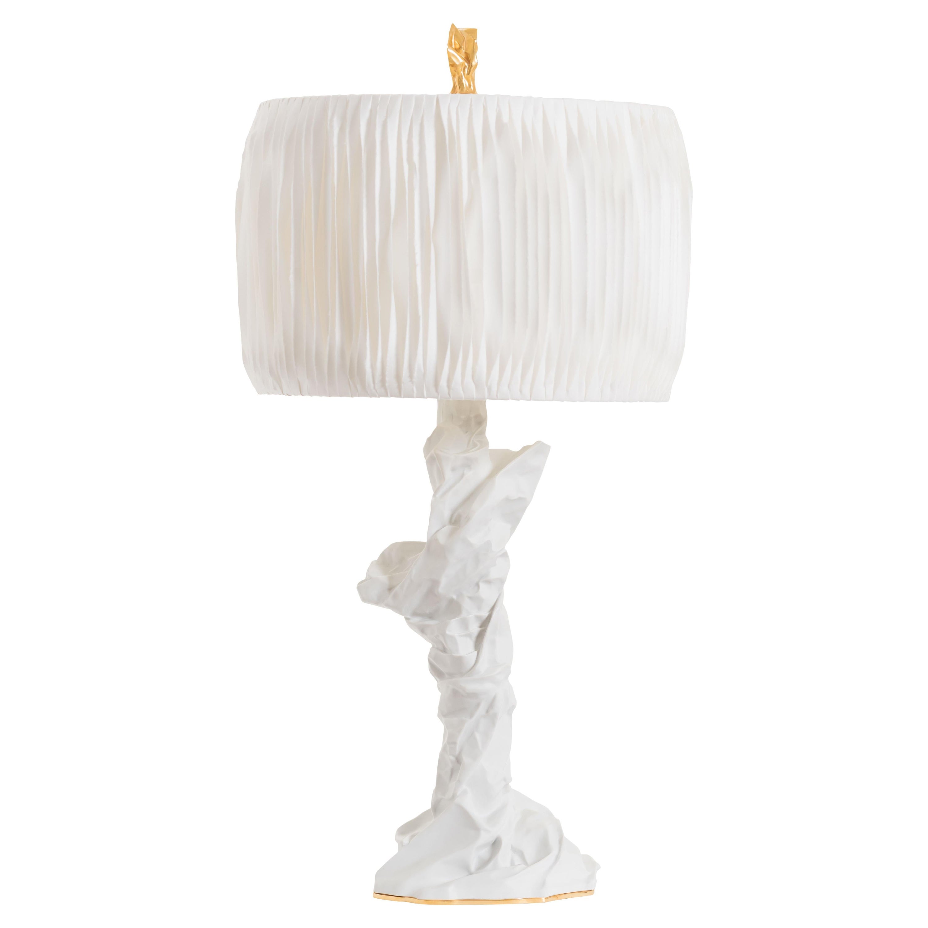 Charta Alba II Table Lamp by Studio Palatin For Sale