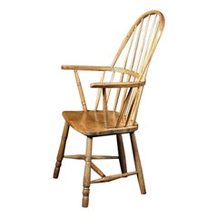 Antique Early 19th Century Cornish Windsor Chair, English, West Country, Sycamore