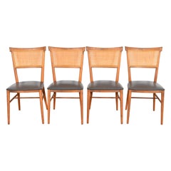 Paul McCobb Planner Group Sillas de comedor modernas de mediados de siglo, set de cuatro