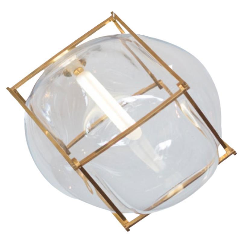 Round Square Captured Bubble Light by Studio Thier & Van Daalen