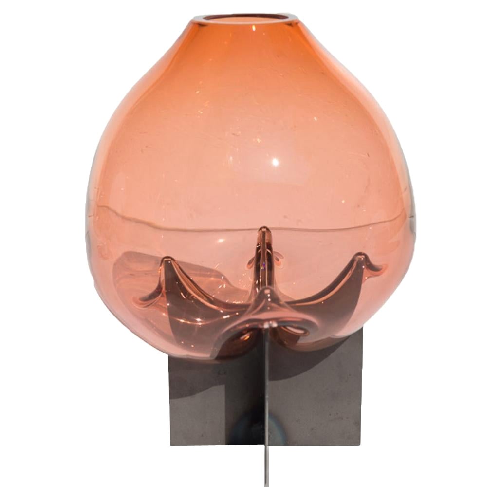 Pink Pierced Table Vase by Studio Thier & Van Daalen For Sale