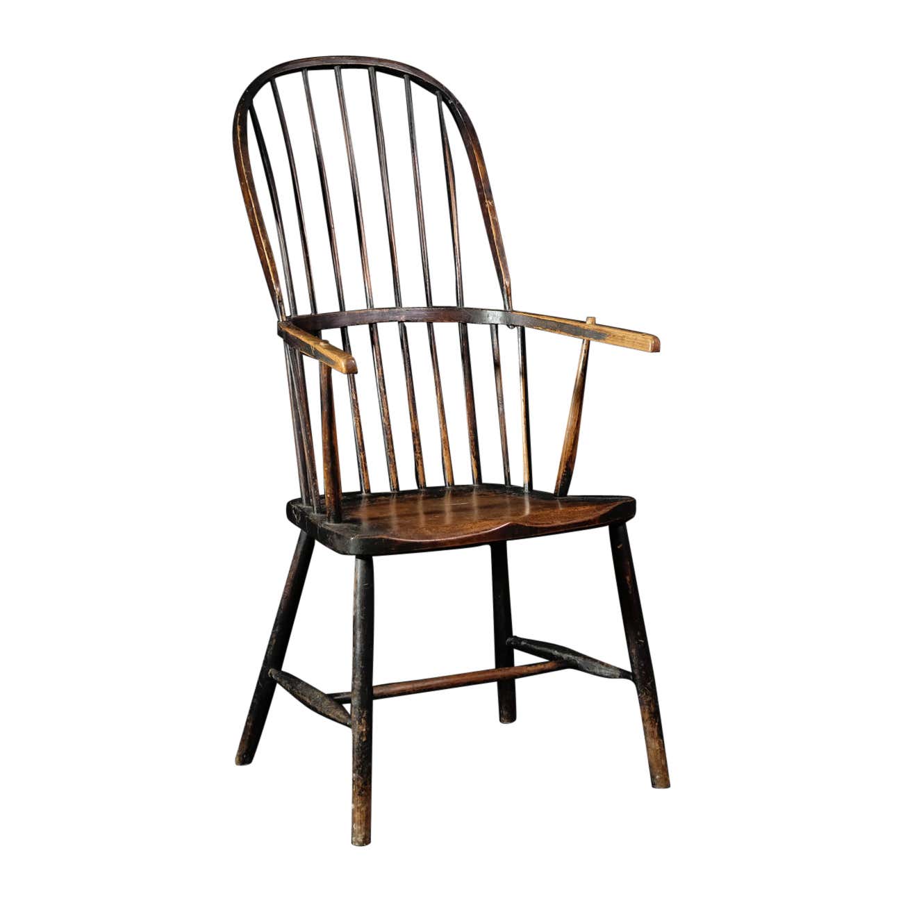 Early 19th Century Cornish English West Country Windsor Stick Chair ...