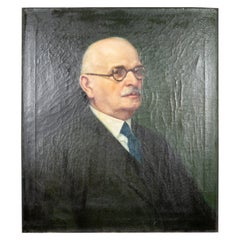 George Beline Oil on Canvas Portrait, c.1930