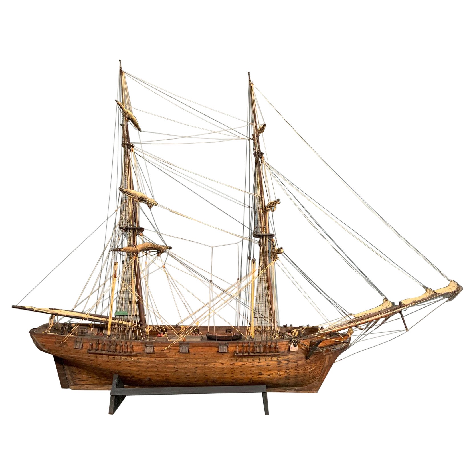 Historic Ship Model from the DeCoppet Collection For Sale
