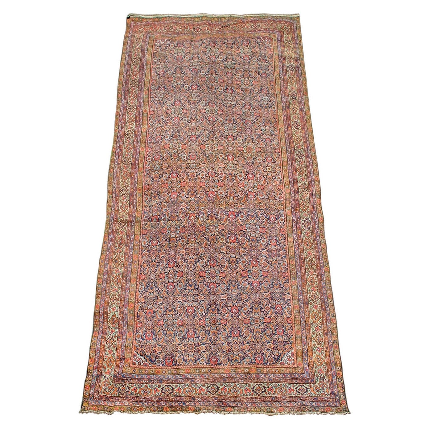 Antique Large Persian Fereghan Rug, 19th Century For Sale