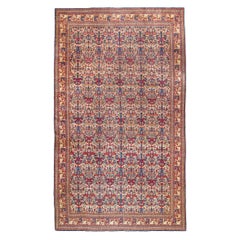 Antique Large Oversized Persian Mashad Carpet, c. 1900