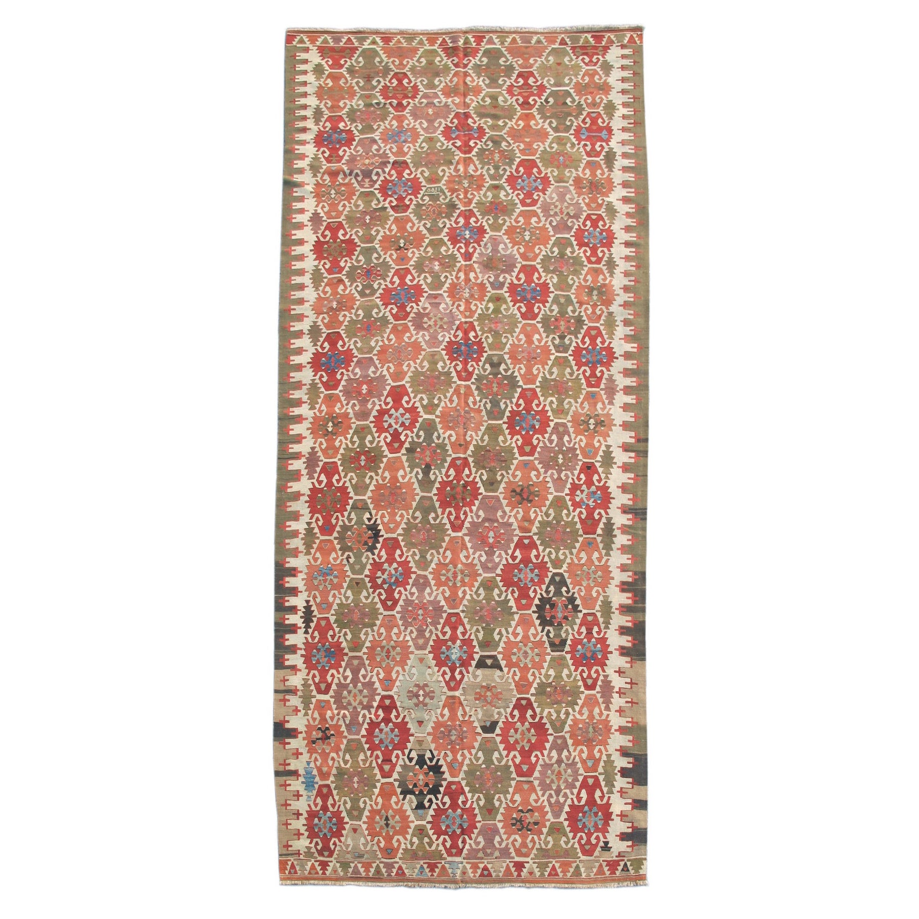 Antique Konya Kilim Rug, 19th Century