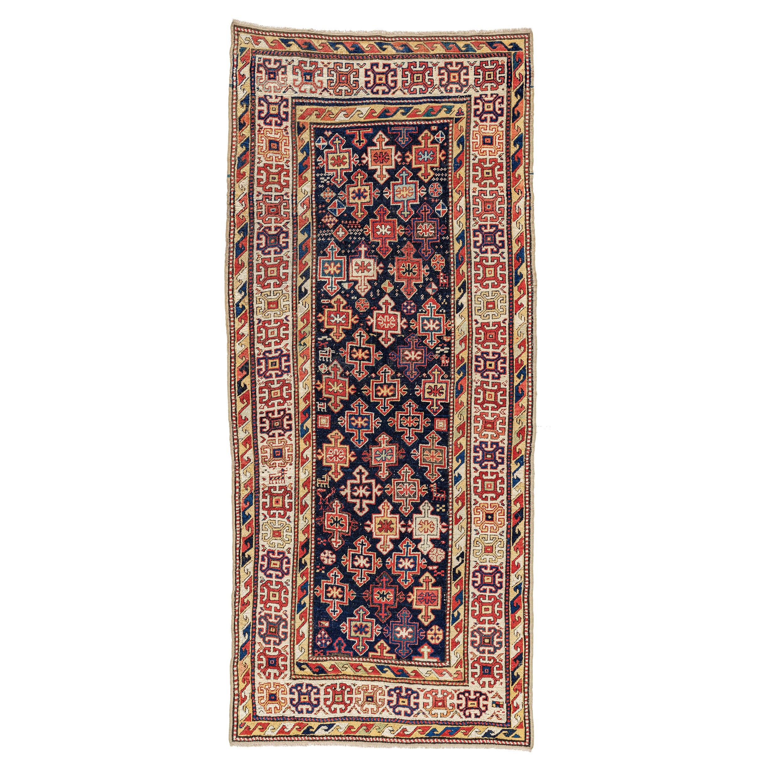 Antique Avar Rug, Mid-19th Century For Sale