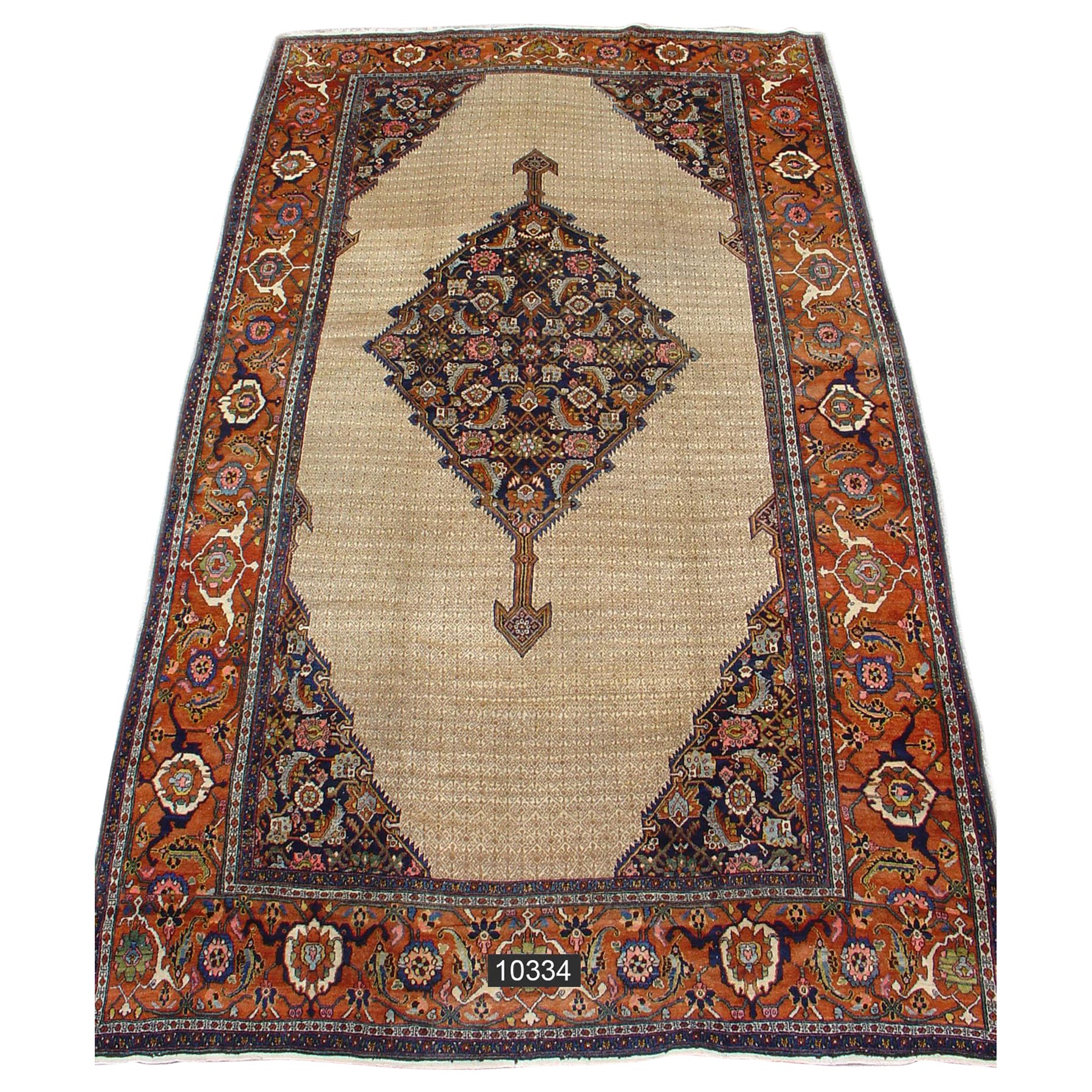 Antique Large Persian Hamadan Carpet, Early 20th Century