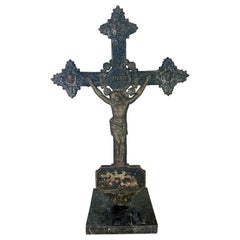 19th Century Italian Cast Iron Cross