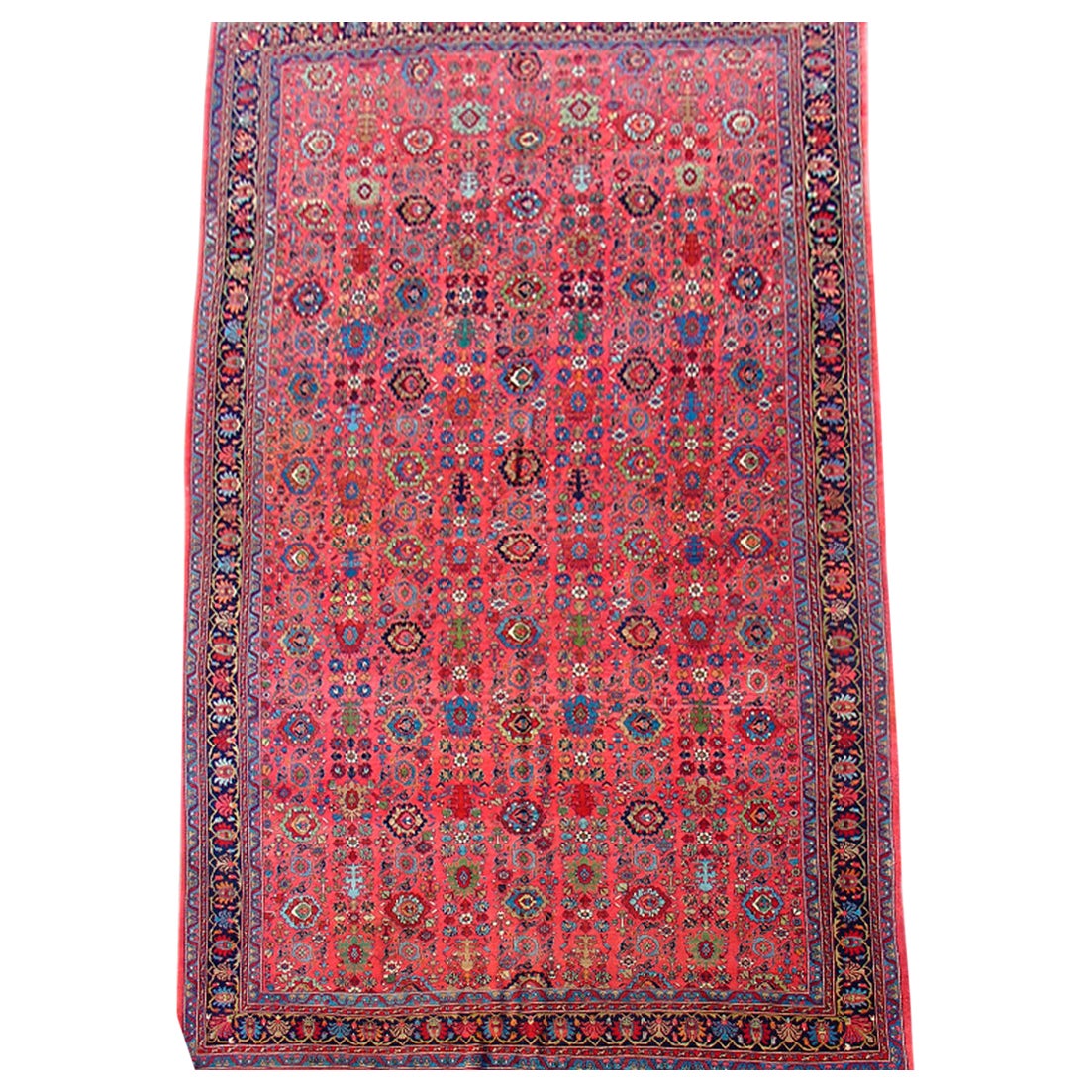 Antique Oversized Persian Bidjar Carpet, Early 20th Century For Sale