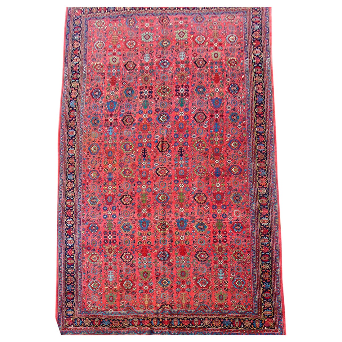 Ancien tapis persan Bidjar surdimensionné, début du 20e siècle