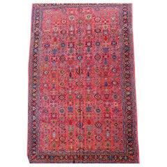 Antique Oversized Persian Bidjar Carpet, Early 20th Century
