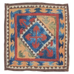 Fragment-Teppich aus Filz von Kyrgyz, 19. Jahrhundert