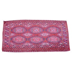 Ancien tapis turkmène Saryk Chuval, 19e siècle