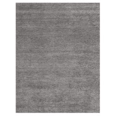 Mehraban Solid Design Bamboo Silk Rug Dara