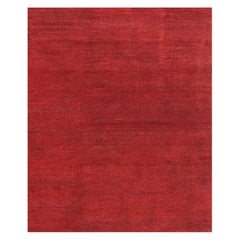 Mehraban Solid Design Bamboo Silk Rug Dara