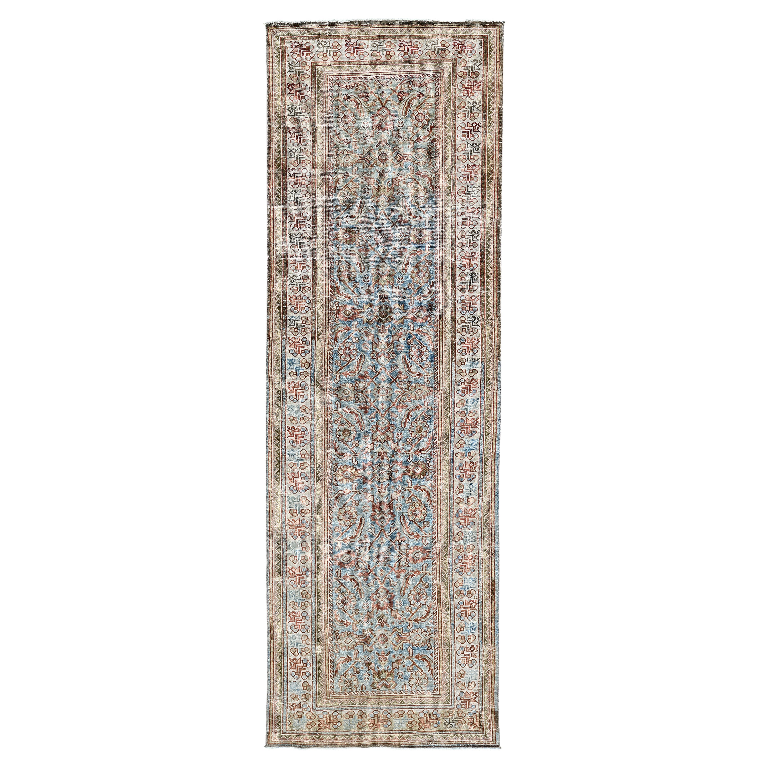 Antique Persian Mahal Runner 26808 For Sale