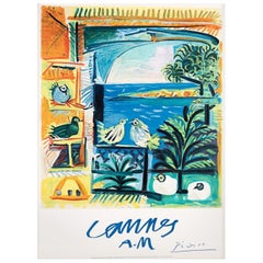 1961 Pablo Picasso, Cannes A.M. Original Vintage Poster