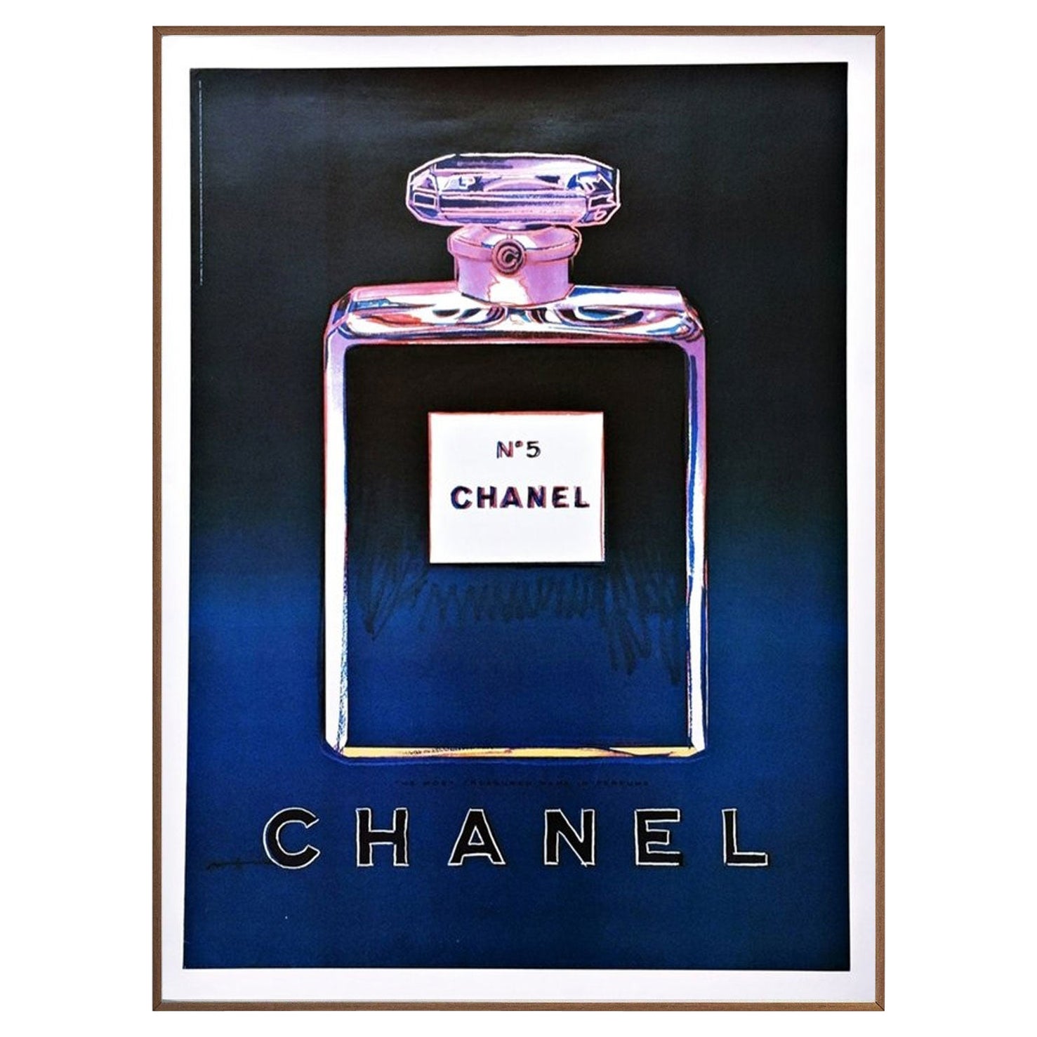 1997 Andy Warhol, Chanel Set of 4 Original Vintage Posters