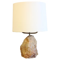 1960s French Onyx Table Lamp