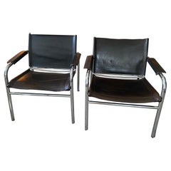 Pair of Vintage Klinte Armchairs by Tord Bjorklund for Ikea, 1980