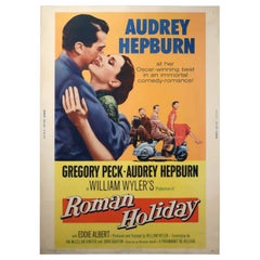 Roman Holiday Original-Vintage-Poster, 1953