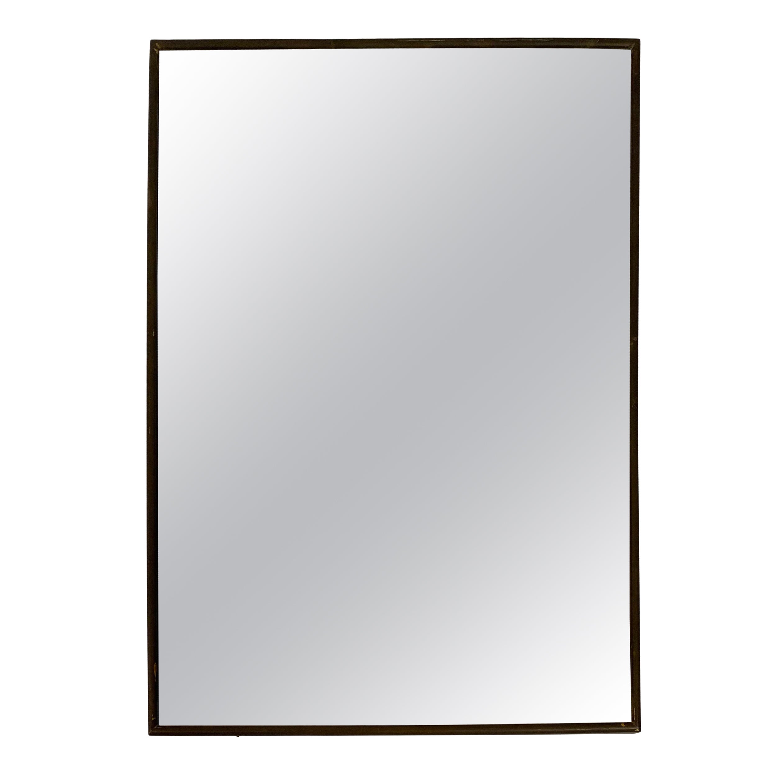 1950s American Large Rectangular Etched Mirror at 1stDibs etched