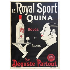 1920 Le Royal Sport Quina Original Vintage Poster