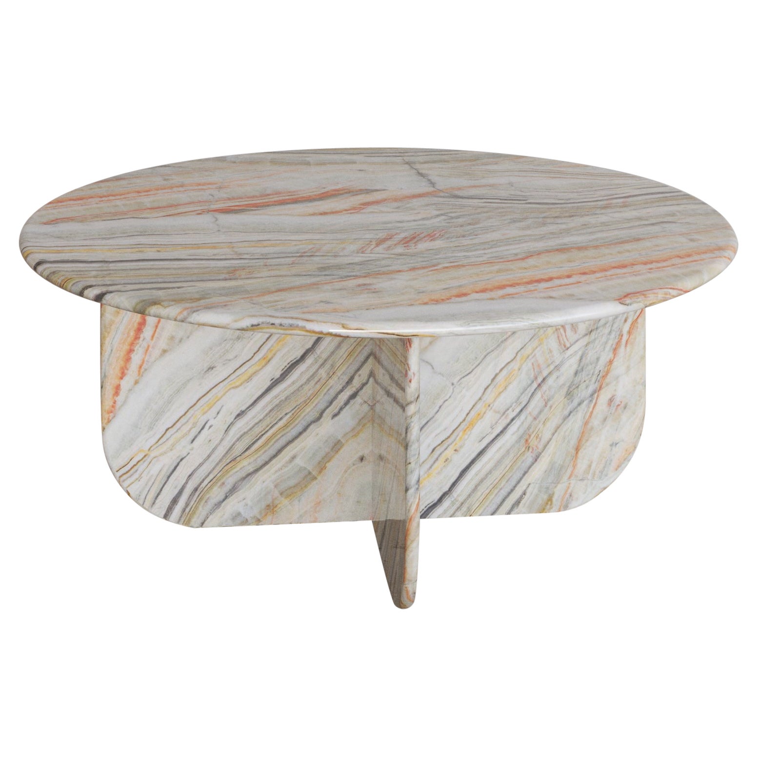 Rainbow Onyx Ètoile Coffee Table II by the Essentialist For Sale