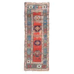 Tapis long antique de Shahsevan, 19e siècle