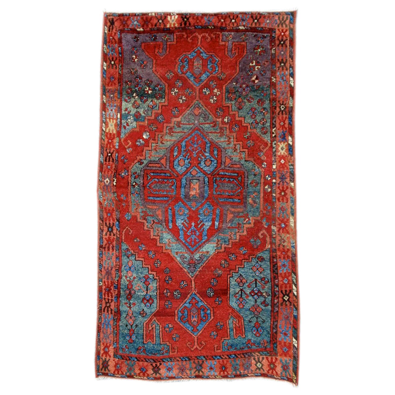 Tapis Karaman antique d'Anatolie, 19e siècle