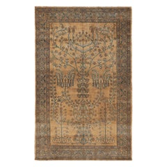 Antique Indo Agra Rug