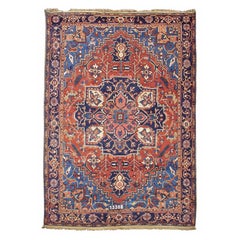 Antique Persian Heriz Rug, Early 20th Century